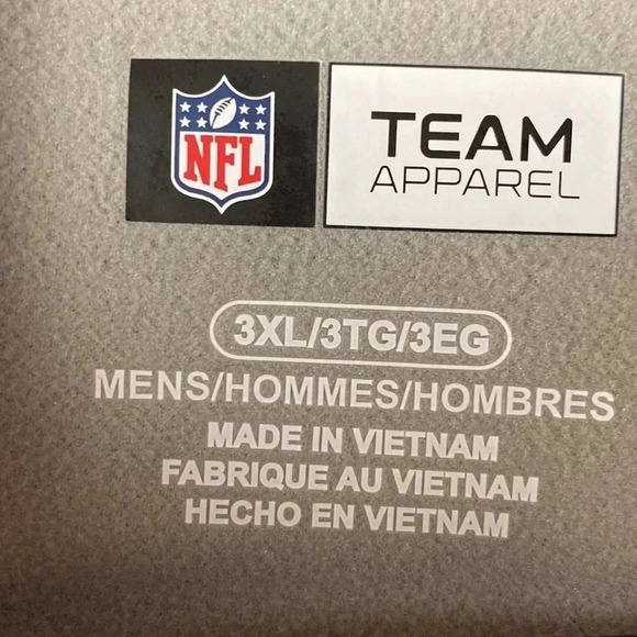 NFL TEAM MENS SIZE 3XL NEW ENGLAND PATRIOTS 3/4 ZIP LONG SLEEVE PULLOVER SHIRT - Picture 6 of 13